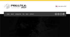 Desktop Screenshot of prestigeeng.com